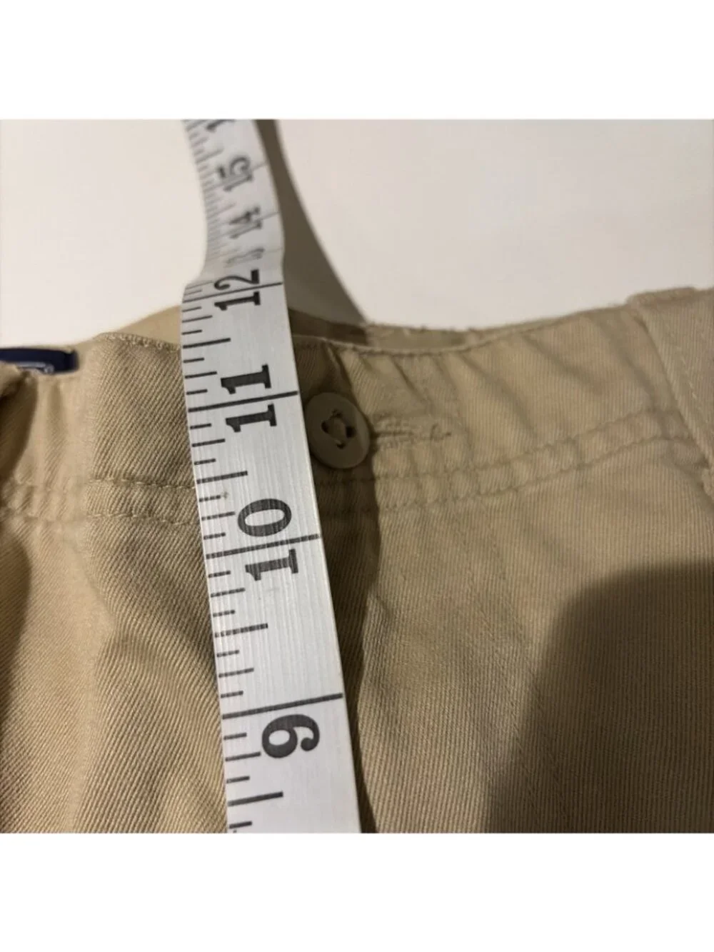 Lands' End Men's Cargo Short Size 32 Khaki 6.5